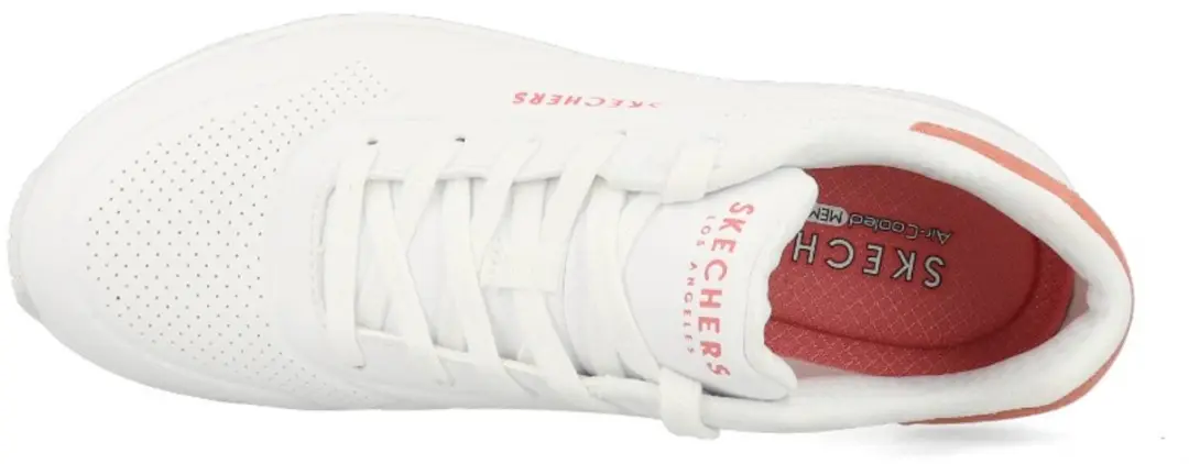 Skechers Uno Pop Back Dames Sneakers - Wit - afbeelding 6 van 6