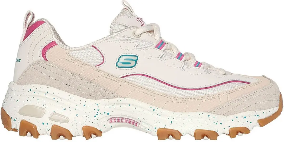 Skechers D'Lites-Bold Views Dames Sneakers 149589-NMLT - Naturel - afbeelding 2 van 6