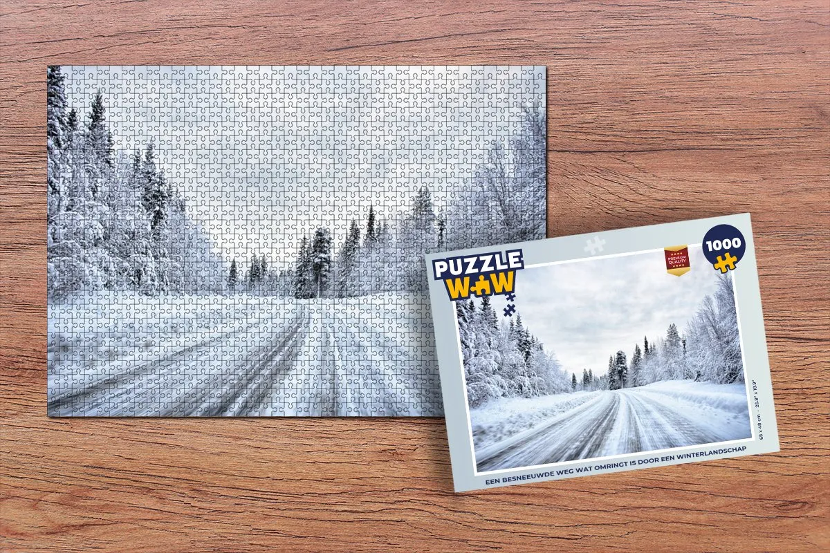 PuzzleWow Legpuzzel 1000 Stuks - Multicolor