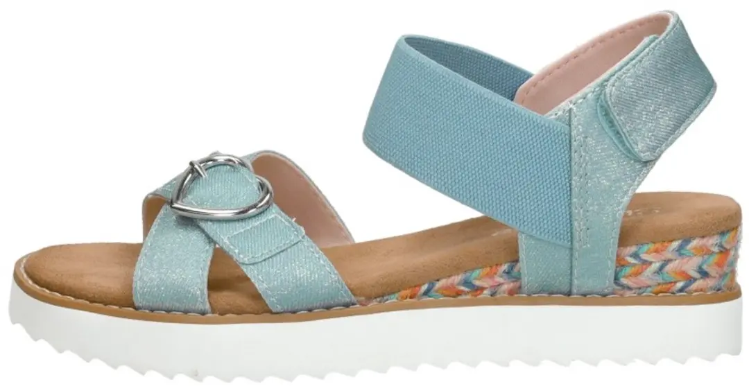 Skechers Miss Desert Kiss Hi Meiden Sandalen - Licht blauw - Maat 30 - afbeelding 2 van 6