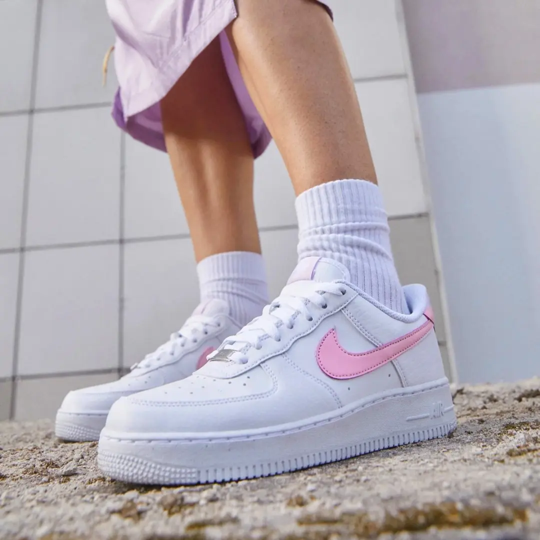 Nike Air Force 1 '07 Next Nature Dames Sneakers - Wit Elemental Pink - afbeelding 5 van 6