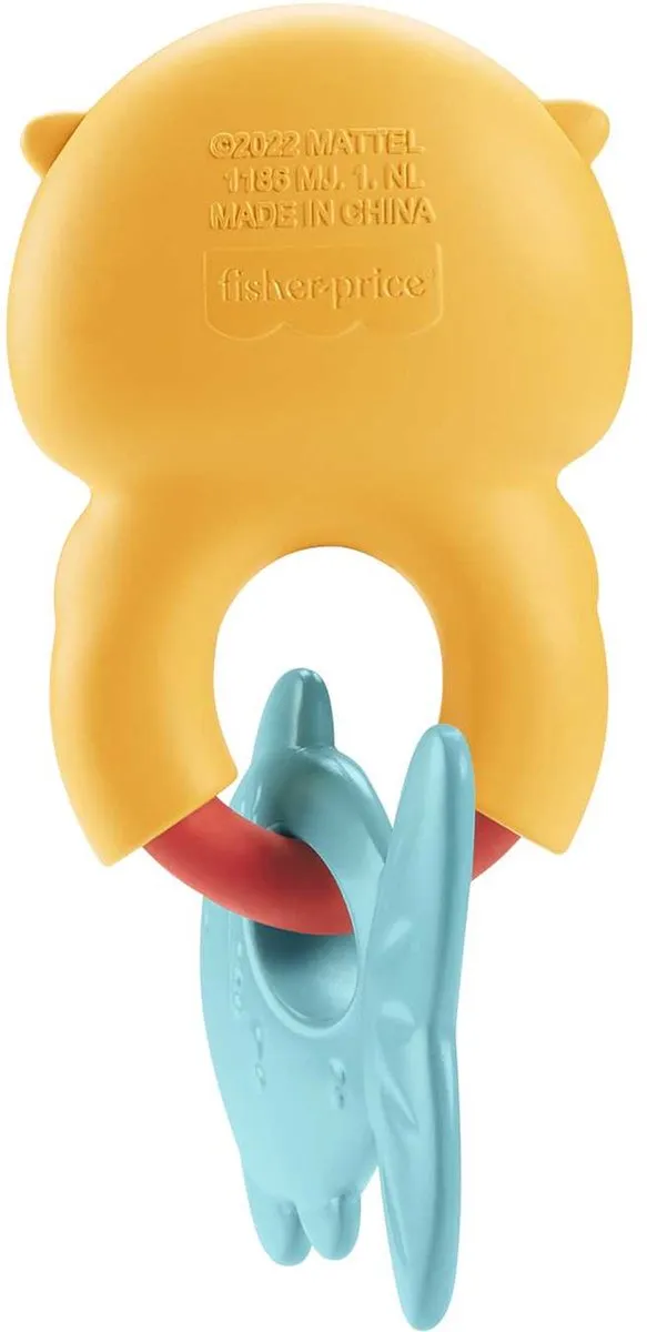 Fisher-Price Teething Time Otter Bijtring - Turkoois/Geel