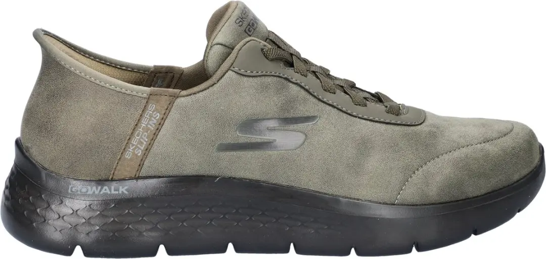 Skechers Go Walk Flex Hands Free Slip-In Sneakers - Maat 45 - Kaki