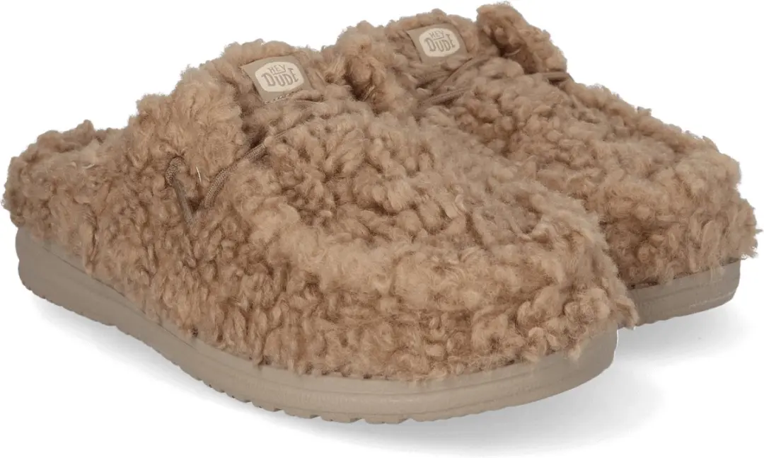 HEYDUDE Wally Slipper Heren - Timber Wolf - Maat 43