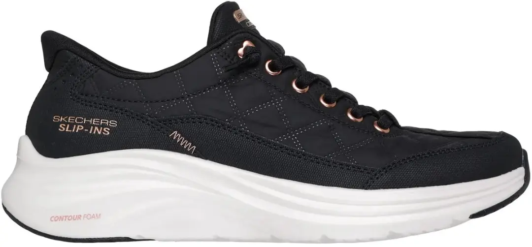 Skechers CONTOUR FOAM Golden Hour Dames Instappers 131509 - Zwart