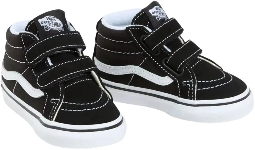 Vans SK8-Mid Reissue V Junior Sneakers - Zwart/Wit