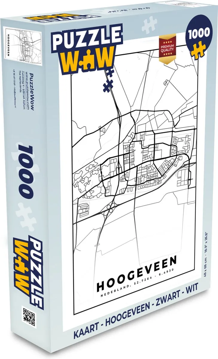PuzzleWow Hoogeveen Legpuzzel 1000 Stuks