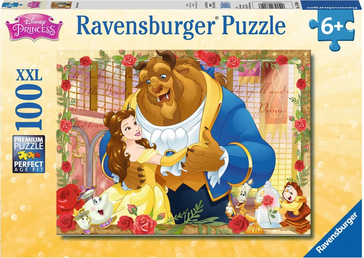 Ravensburger Disney Princess Belle & Beast Puzzel 100 Stuks