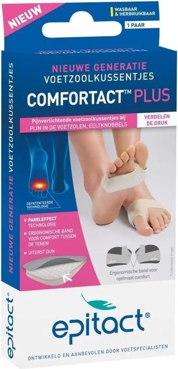 Epitact Comfortact Plus Voetzoolkussentjes 36-38