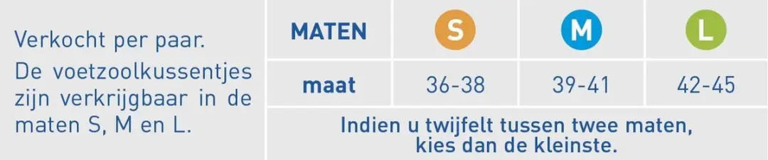 Epitact Comfortact Plus Voetzoolkussentjes 36-38 - Beige