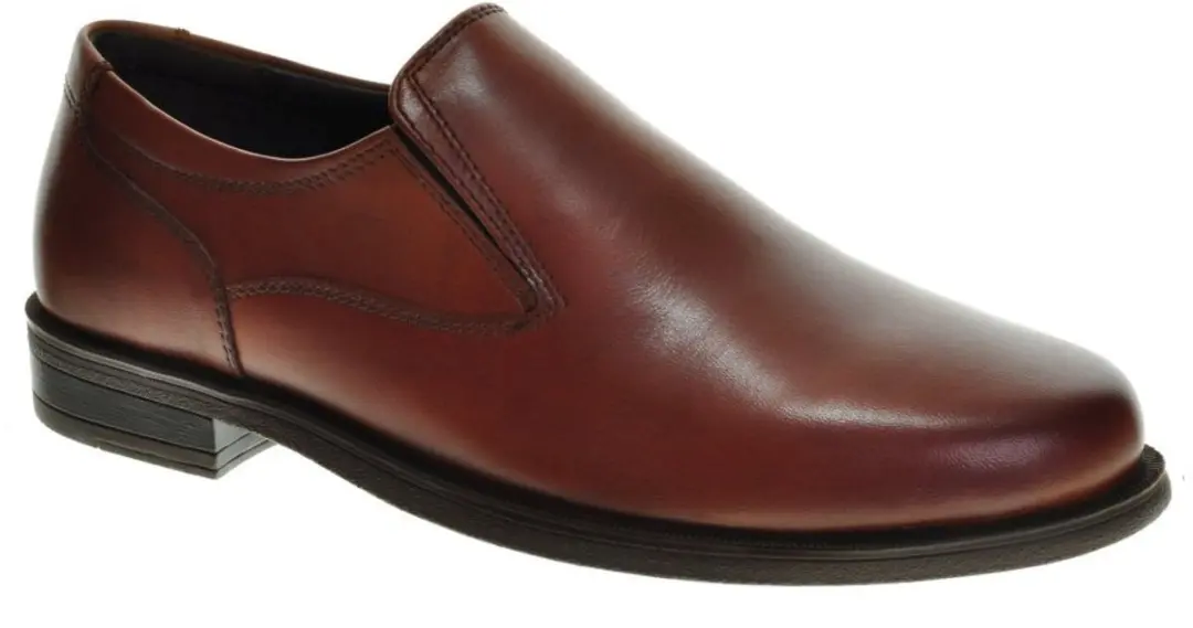 Herenschoenen Cognac Mocassin maat 45