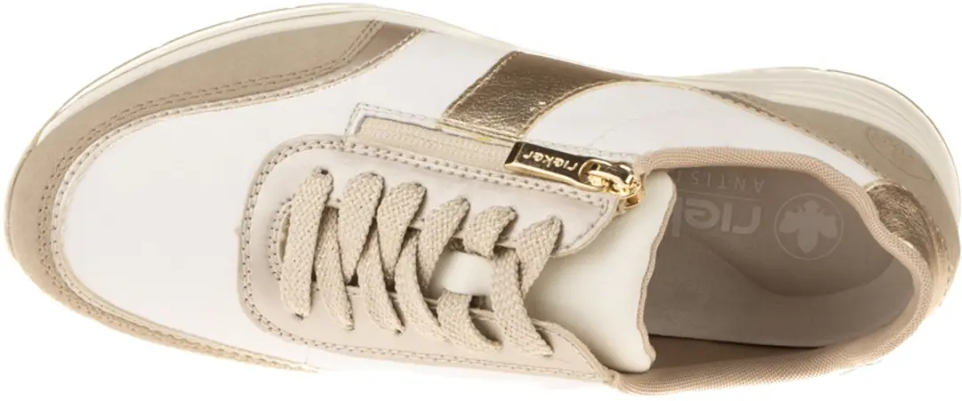 Rieker N9504-80 Dames Sneakers - 42 - Beige