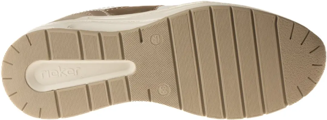 Rieker N9504-80 Dames Sneakers - 42 - Beige