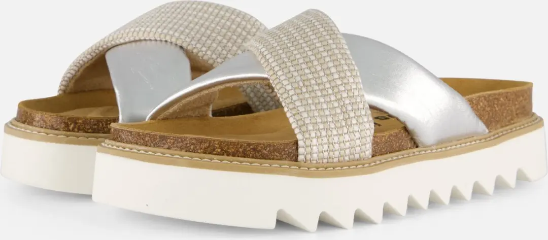 Tamaris Sandalen zilver Synthetisch