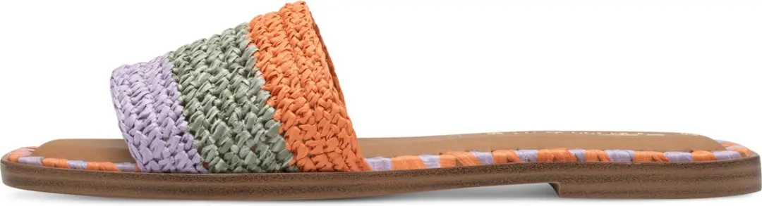 Tamaris Slippers Oranje Textiel - afbeelding 2 van 6