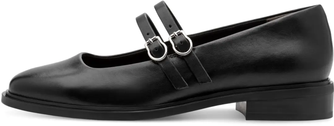 Tamaris leren ballerina 1-22131-45 001 dames damesschoenen M2423145 zwart