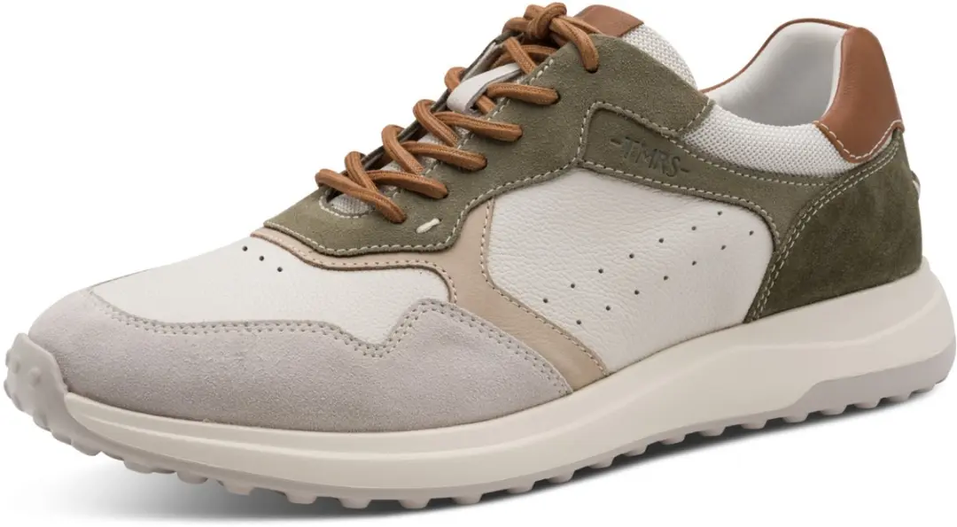 Tamaris herensneaker 1-13623-46-761 Veterschoen Leren schoenen Wit/Groen