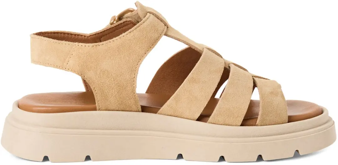 Tamaris Dames Sandalen 37 - Natuur