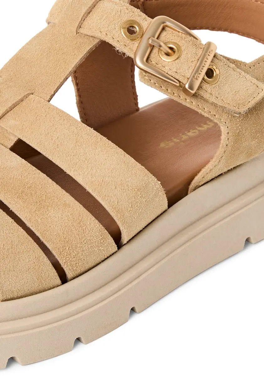 Tamaris Dames Sandalen 37 - Natuur