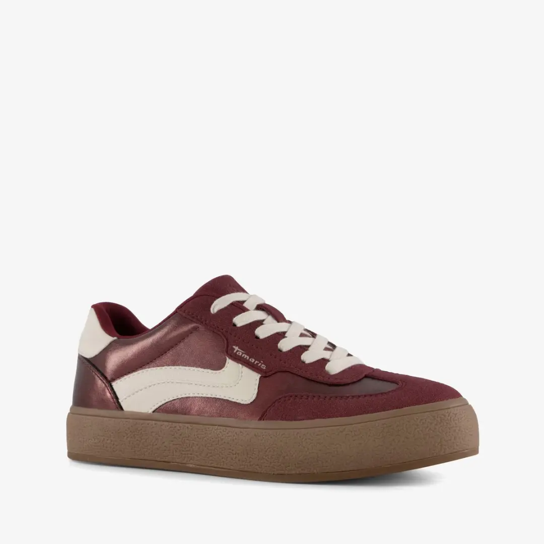 Tamaris dames sneakers bordeaux