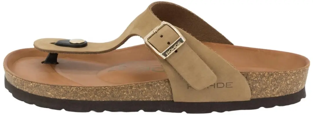 Rohde 5642 14 Teenslippers - Dames 37 - Beige