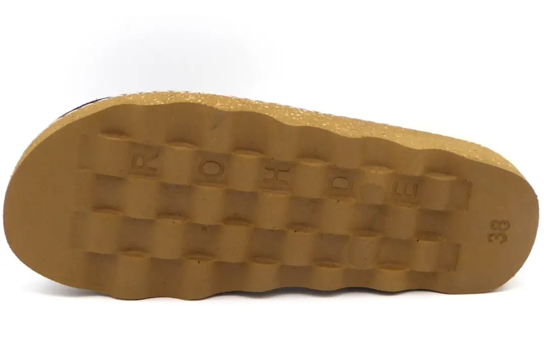 Rohde Dames Pantoffel 6125 - Maat 42 - Zwart