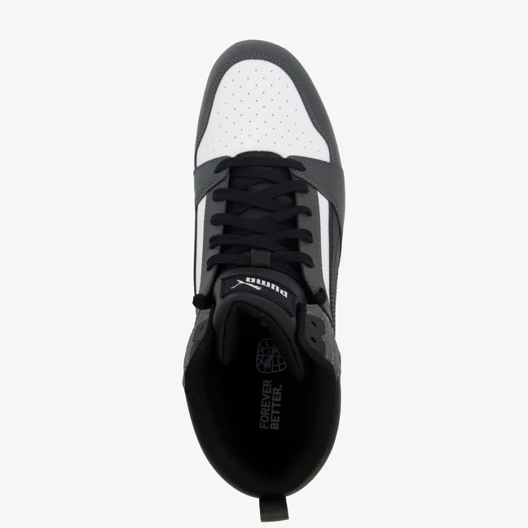 PUMA Rebound v6 Sneakers - 46 - Wit/Zwart/Grijs - afbeelding 6 van 6