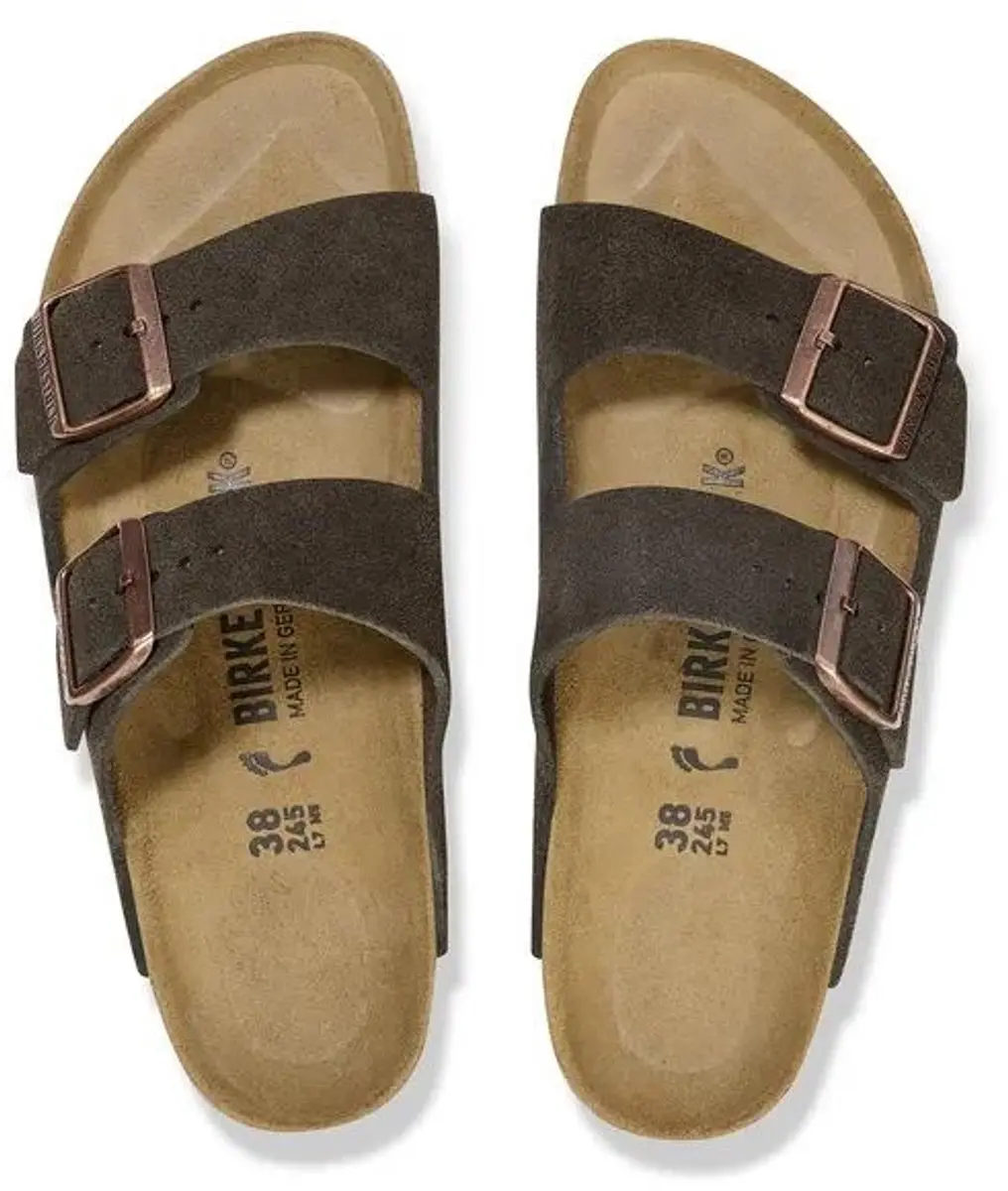 Birkenstock Arizona Suède Mocha - Maat 39