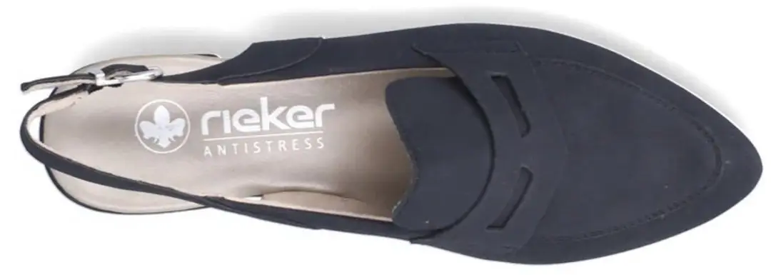 Rieker 43170 Slingbacks Dames - Blauw 37 - afbeelding 4 van 6