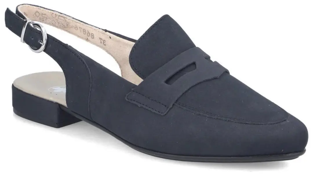Rieker 43170 Slingbacks Dames - Blauw 37 - afbeelding 2 van 6