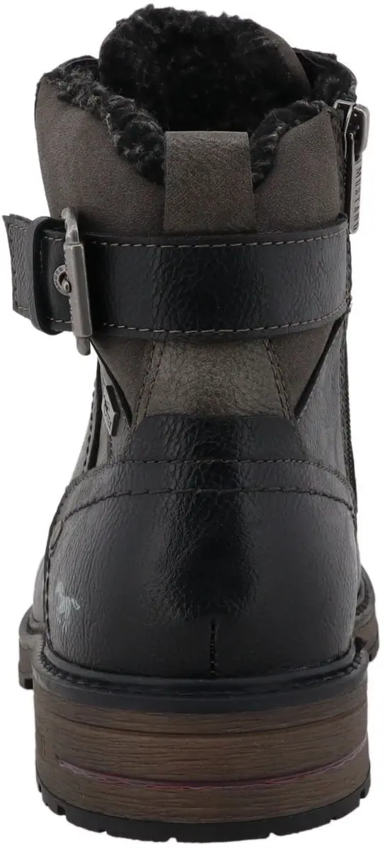 Mustang Tex Gevoerde Laarzen - Zwart