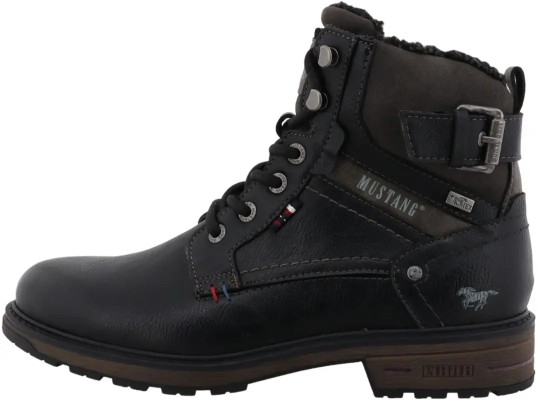 Mustang Tex Gevoerde Laarzen - Zwart