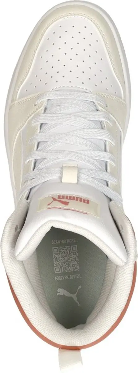 Puma Rebound v6 Sneakers Hoog - Gebroken Wit - afbeelding 5 van 6
