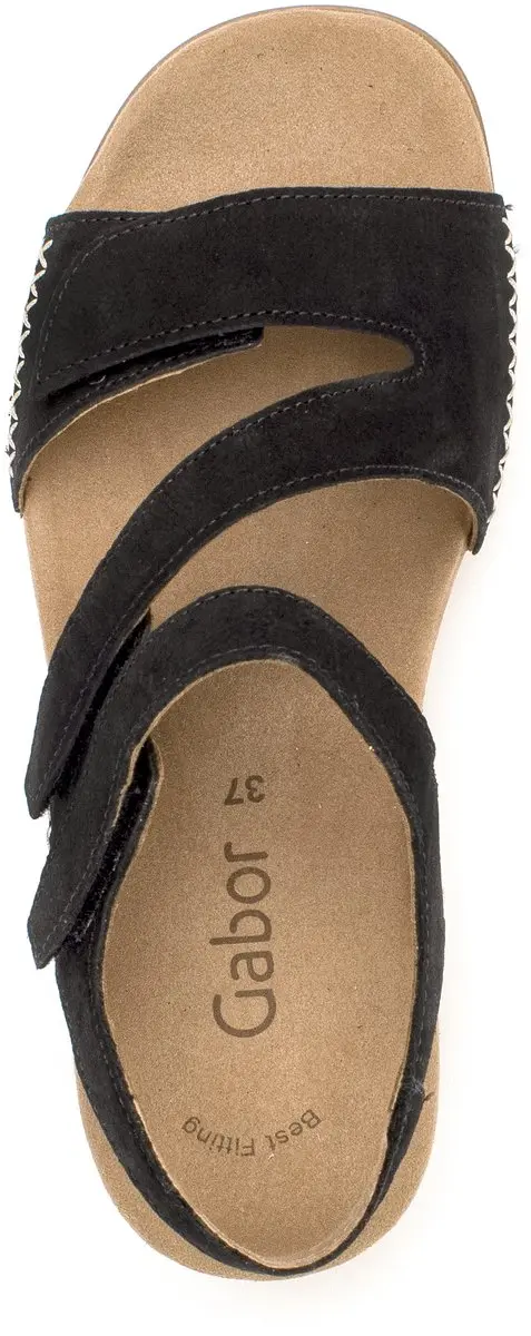 Gabor Dames Slippers 83.734.17 - Zwart