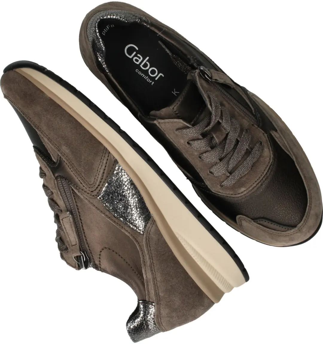 Gabor Dames Sneakers 76.305 - Bruin