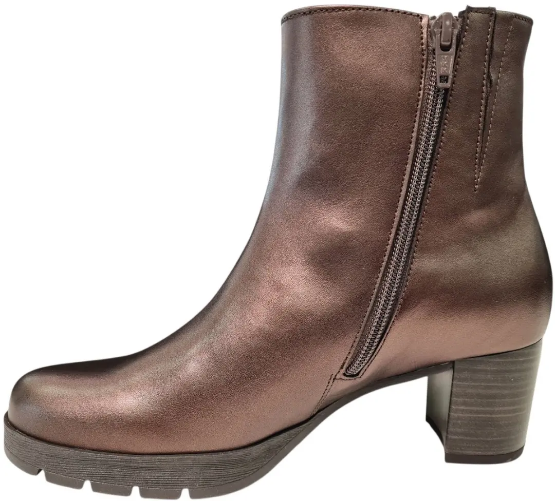 Gabor Dames Enkellaarsjes Metallic 40