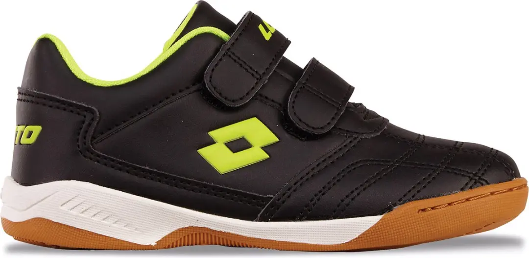 Lotto Pacer K Lage Kindersneaker 2600110K - 35 - Zwart/Geel