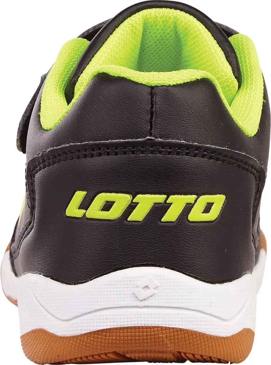 Lotto Pacer K Lage Kindersneaker 2600110K - 35 - Zwart/Geel