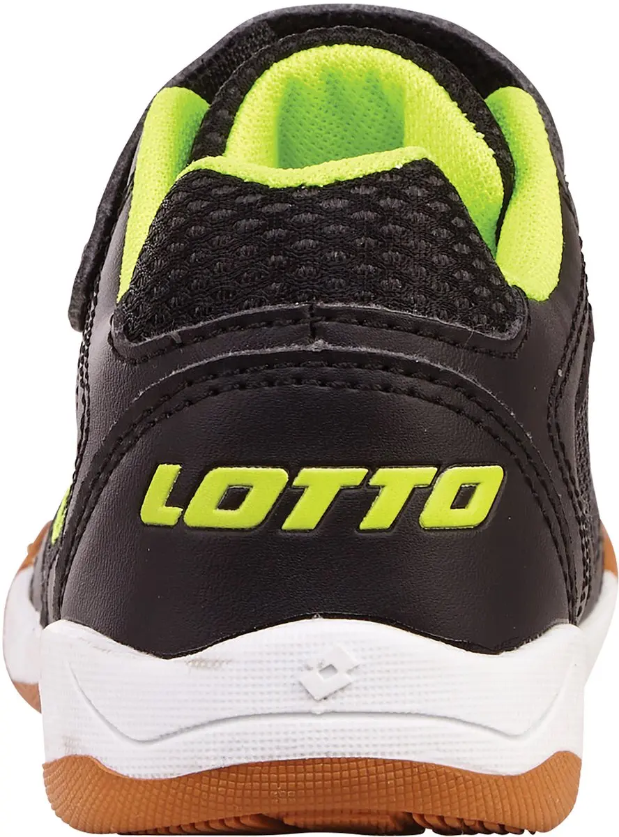 Lotto Whizzer K Lage Kindersneaker 26 - Zwart/Geel - afbeelding 2 van 4