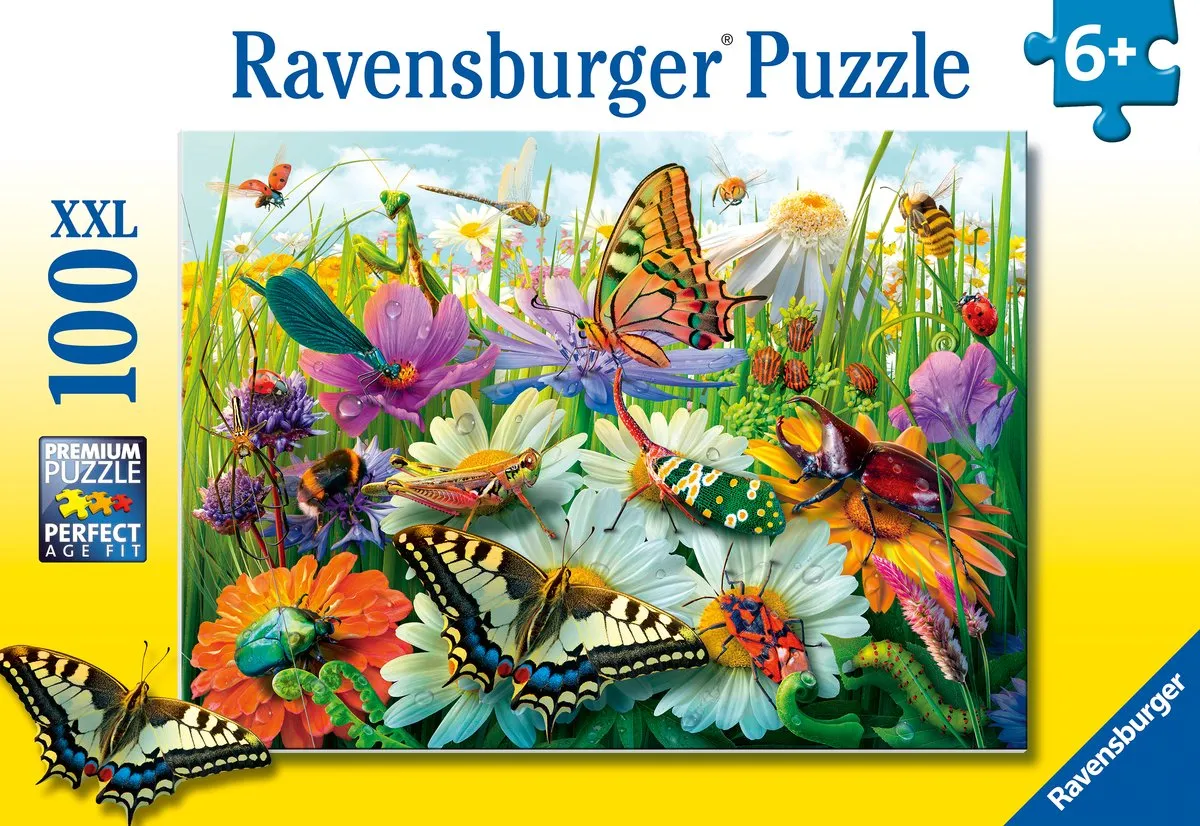 Ravensburger Wonderful World of Insects Legpuzzel 100 XXL-Stukjes - 100 Stuks