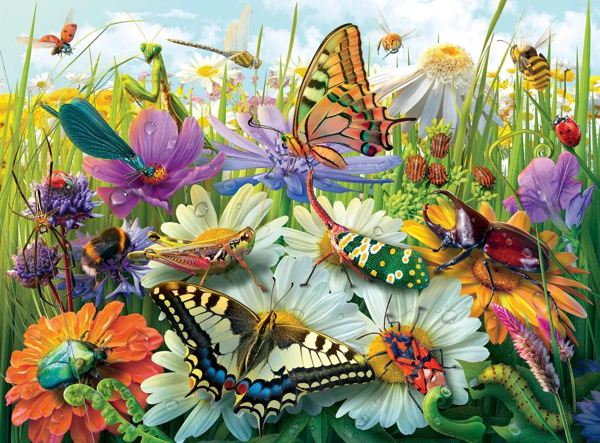 Ravensburger Wonderful World of Insects Legpuzzel 100 XXL-Stukjes - 100 Stuks