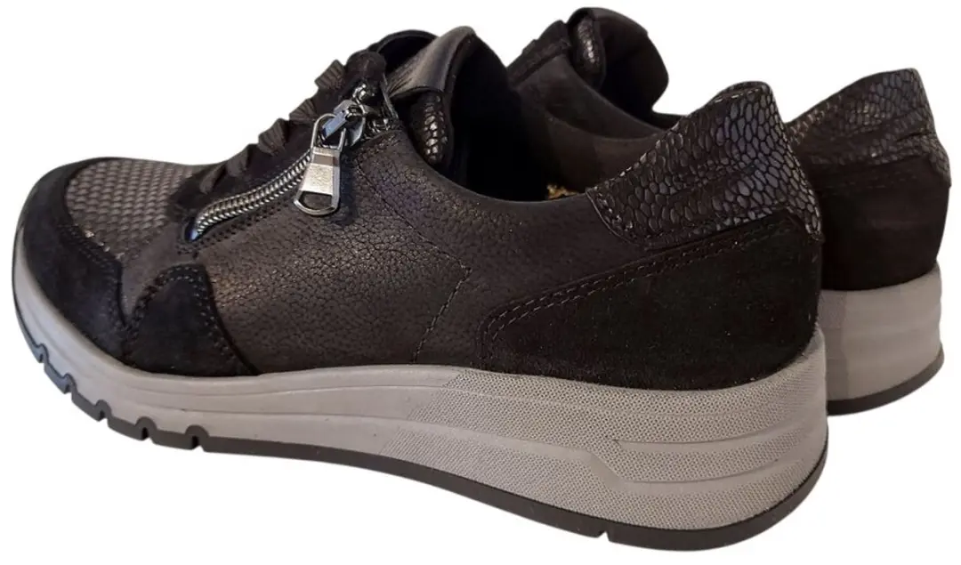 Wäldlaufer Bungeez Sneaker 957H02 - Zwart