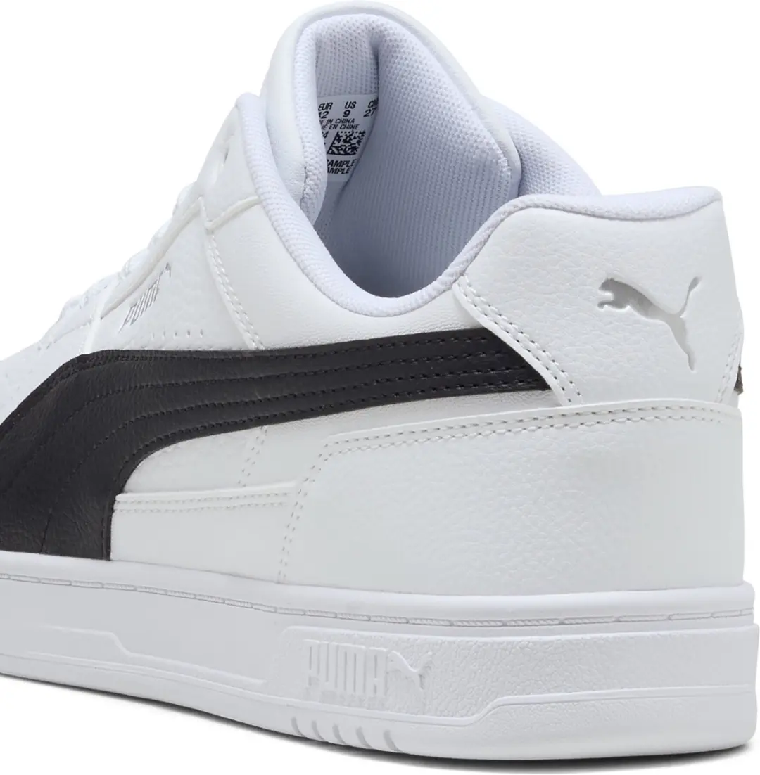 PUMA Caven III Unisex Sneakers - 41 - Wit/Zwart/Zilver