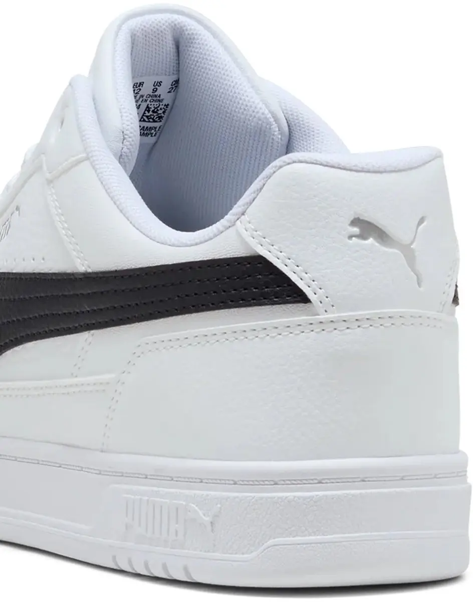 PUMA Caven III Unisex Sneakers - 41 - Wit/Zwart/Zilver