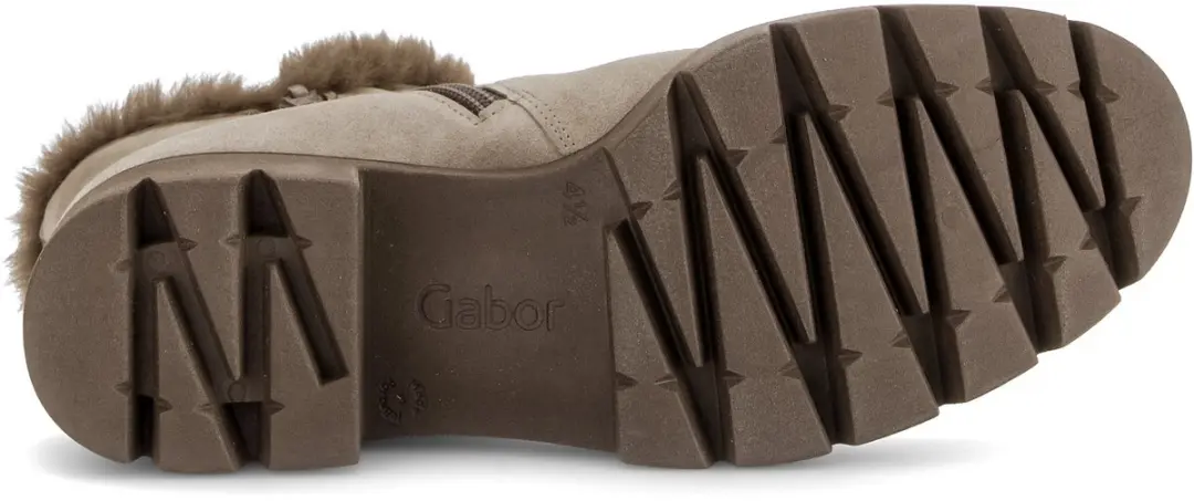 Gabor Dames Enkellaarsjes 40.5 - Beige
