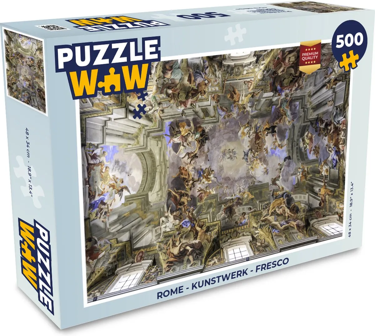 PuzzleWow Rome Fresco Legpuzzel 500 Stuks