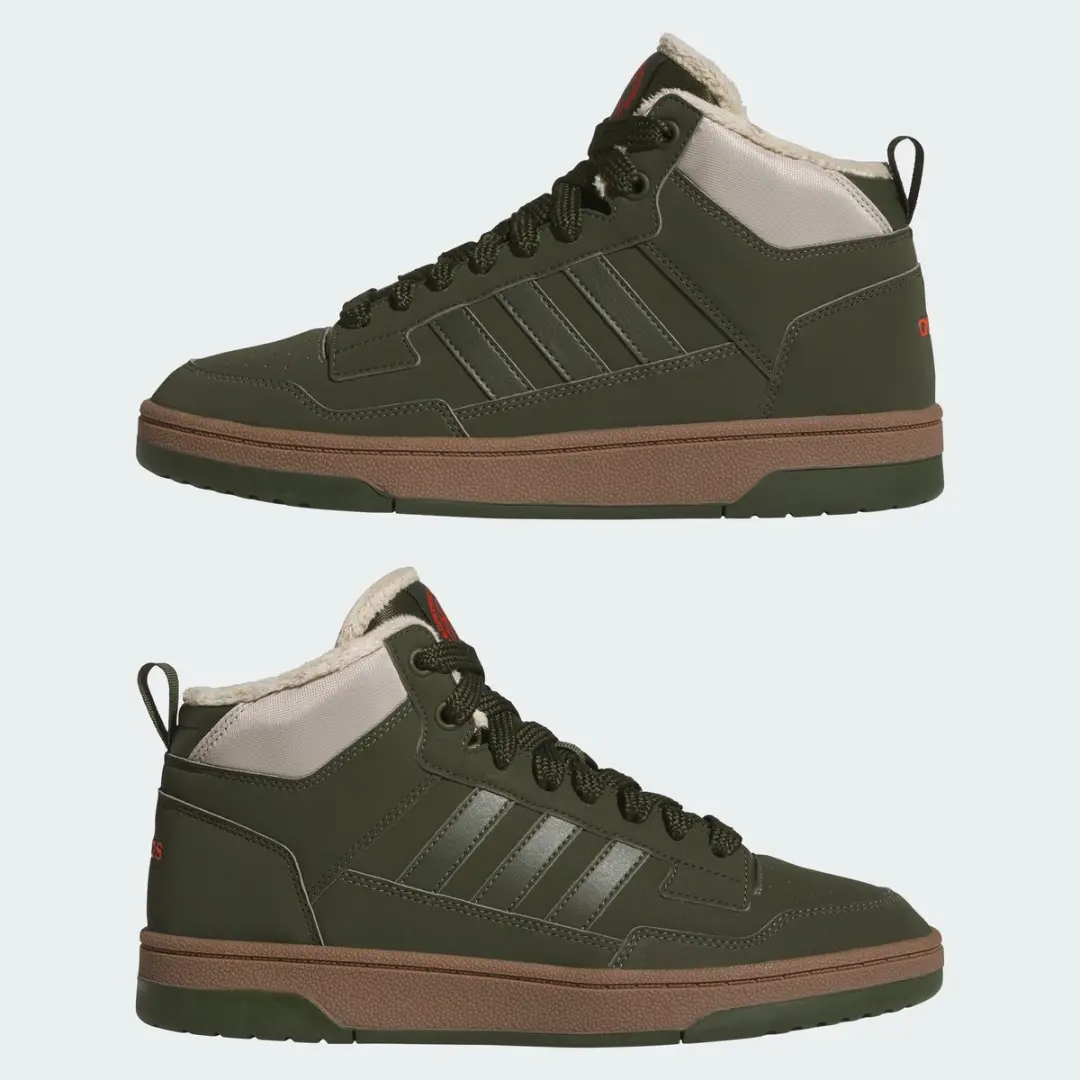 adidas Rapid Court Mid Winterized NRA56 Schoenen - Groen - afbeelding 2 van 6