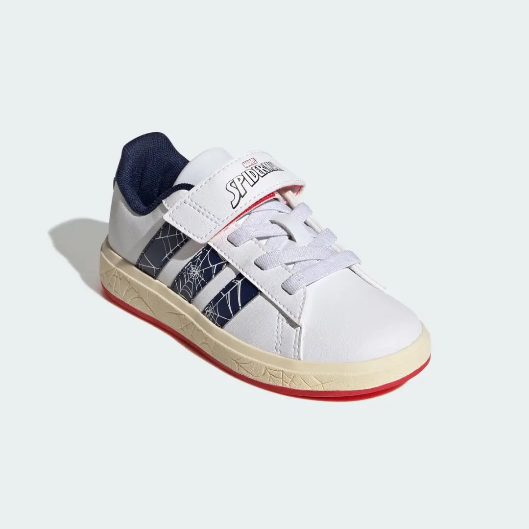 Adidas Marvel Spider-Man Grand Court Schoenen - Wit - afbeelding 4 van 6