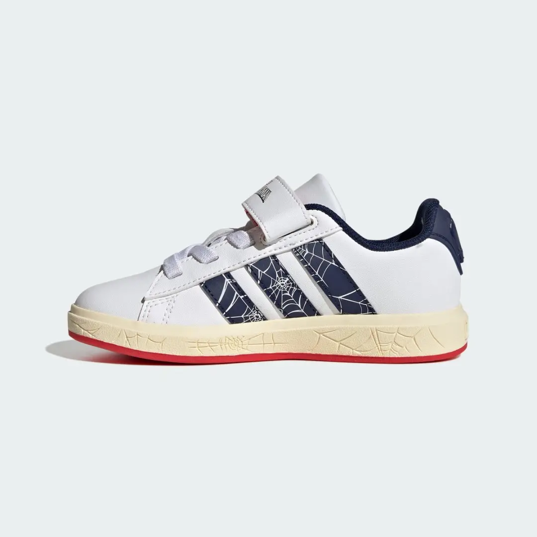 Adidas Marvel Spider-Man Grand Court Schoenen - Wit - afbeelding 3 van 6