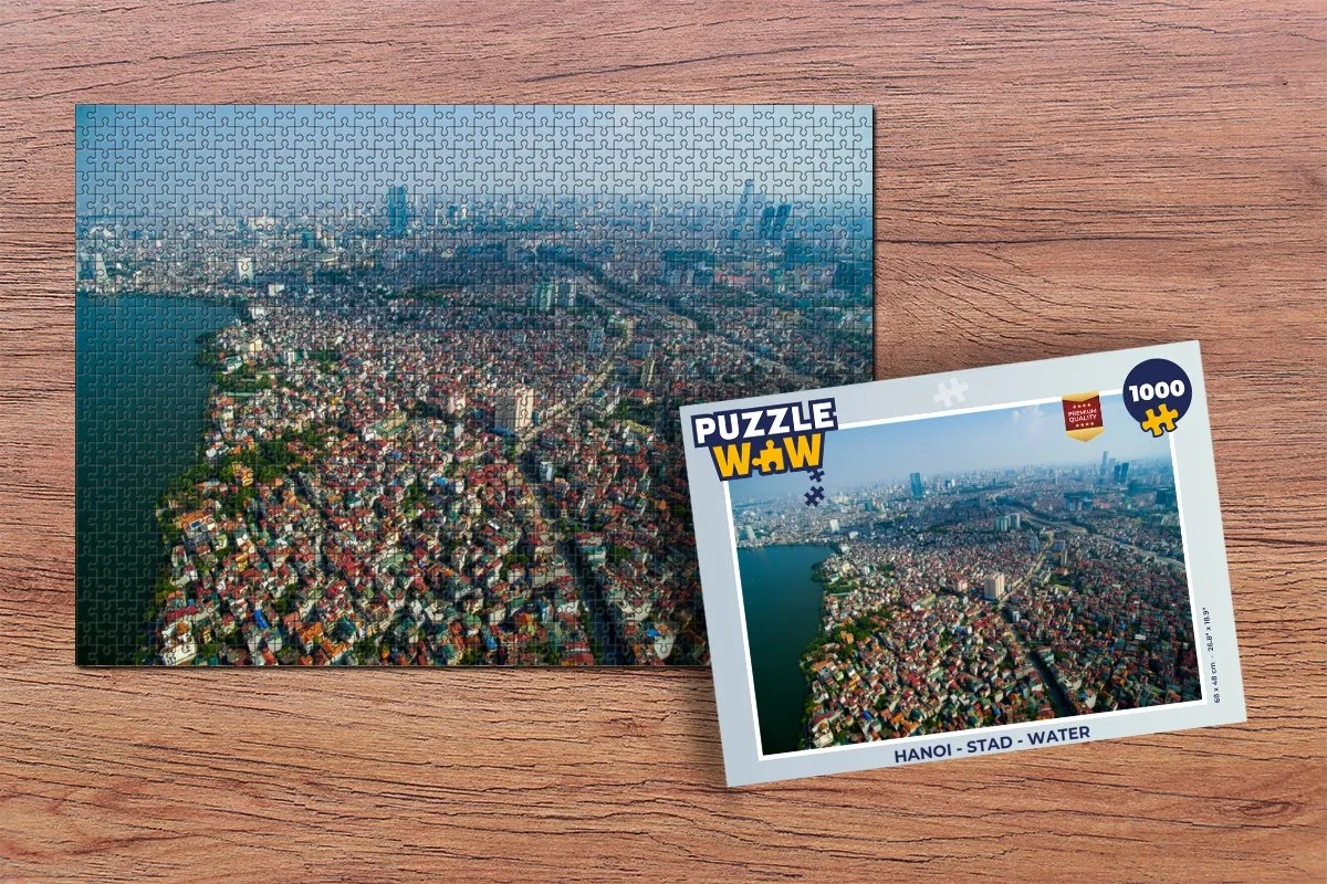 PuzzleWow Hanoi Legpuzzel 1000 Stuks - Multicolor